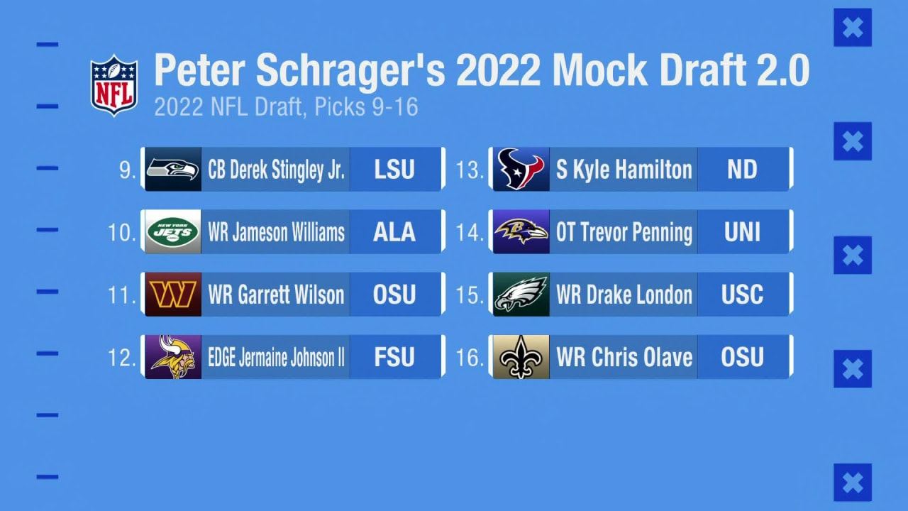 peter schrager mock draft 2022