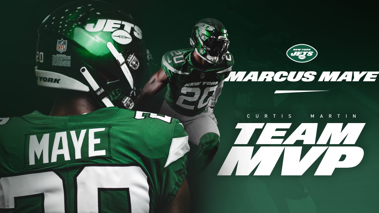 Jets S Marcus Maye Puts His Name on the Wall: Voted Curtis Martin Team MVP