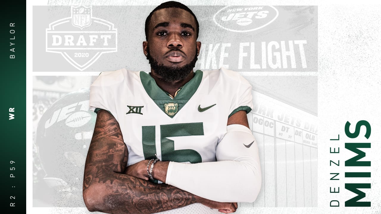 2020 NFL Draft: Jets Select Denzel Mims, Baylor, 59th-overall Pick