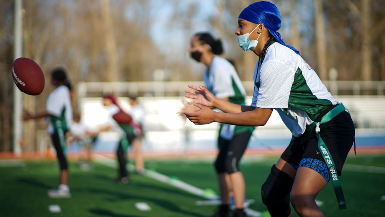 Photos High School Girls Flag Football League Practices