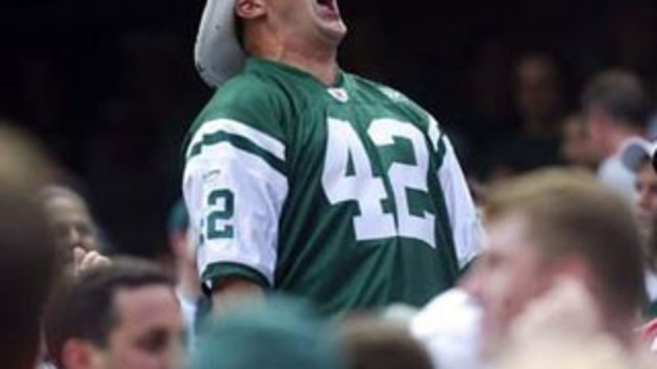 New York Jets super fan Edwin M. Anzalone, better known as Fireman