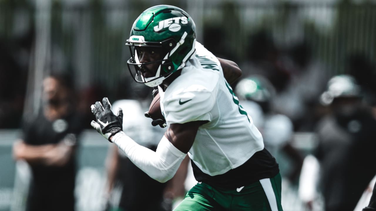 Jets WR Denzel Mims: 'It Felt Good to Be Back Out There'