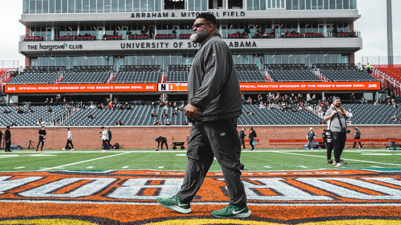 Senior Bowl Day One with Coach Ron Middleton, 2-Minute Drill, The New  York Jets