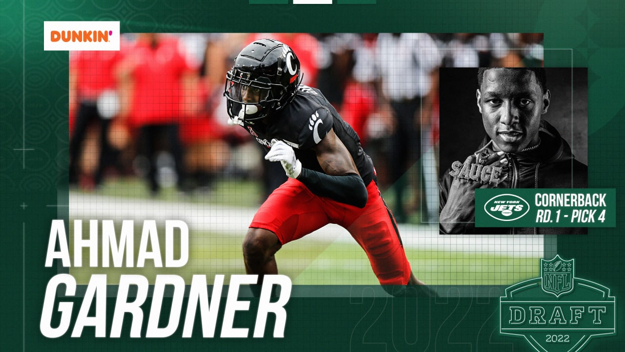 2022 NFL Draft: CB Ahmad 'Sauce' Gardner, Cincinnati, Round 1, Pick 4
