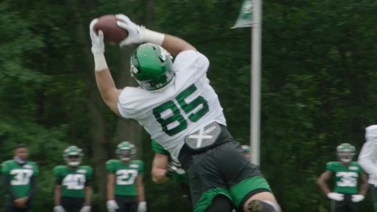 Jets Camp Highlight | Trevon Wesco Diving Catch