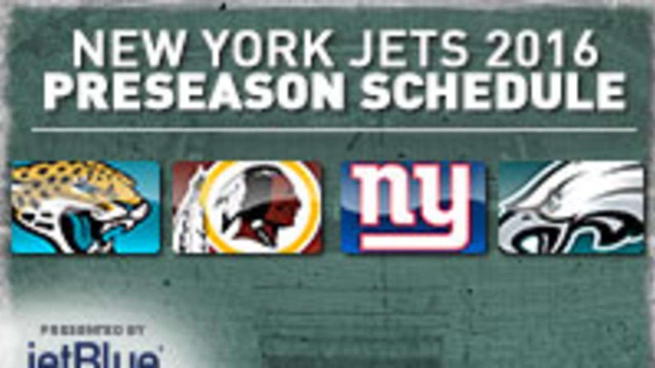 New York Jets: Official 2016 NFL regular season schedule