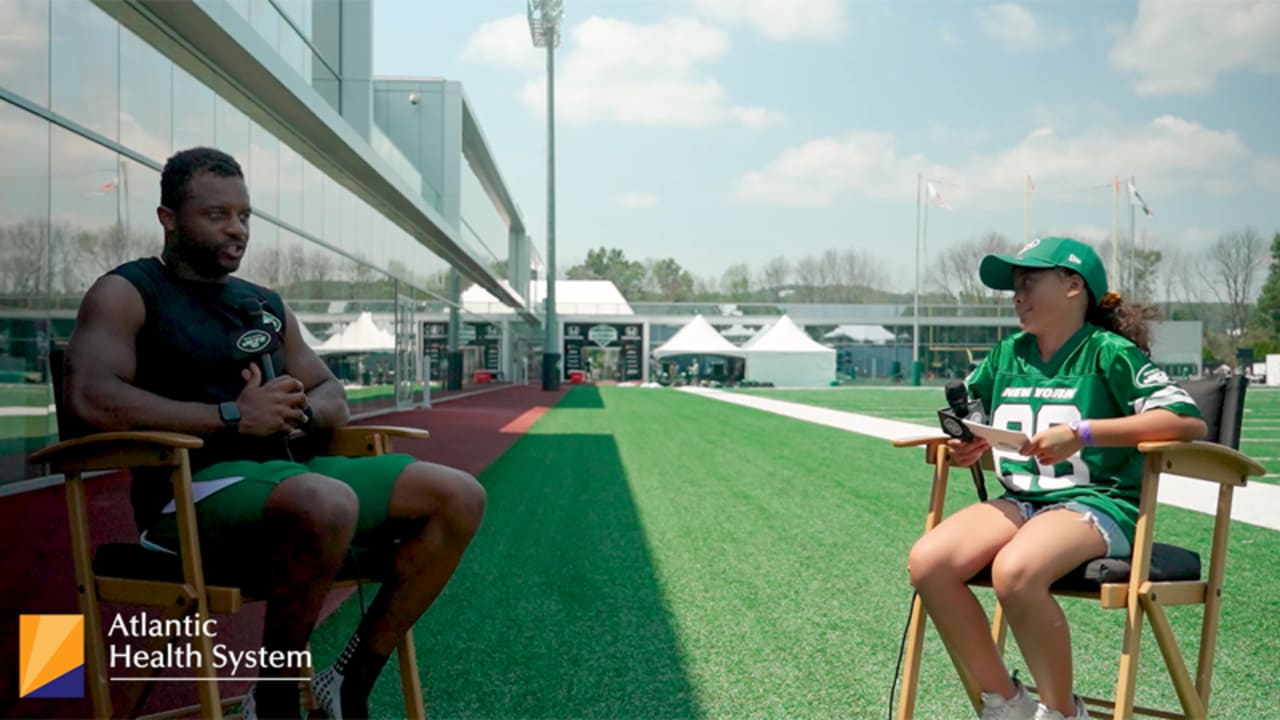 Jets Kid Reporter Interviews WR Randall Cobb
