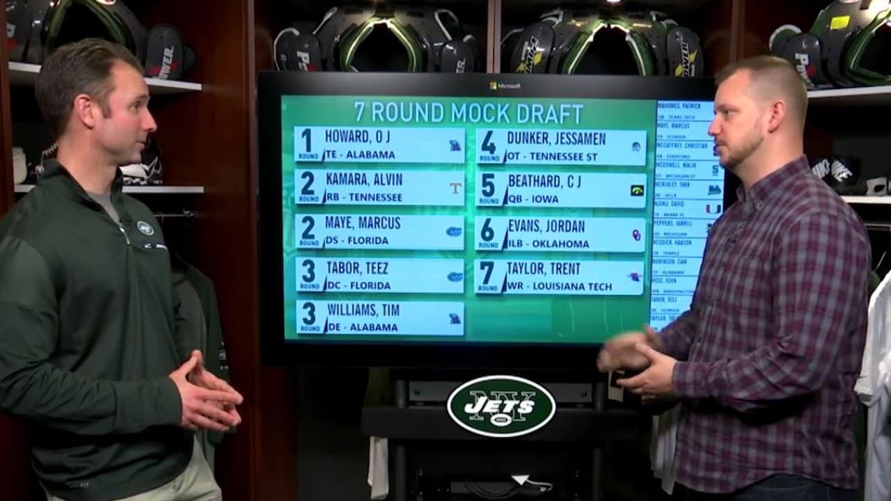 Matt Miller Mock Draft Seven Rounds of Jets Picks