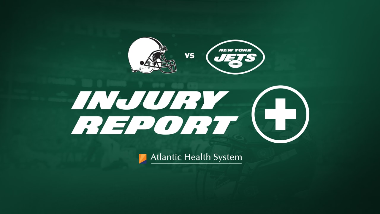 Jets Injury Report  Week 2 at Browns - Wednesday