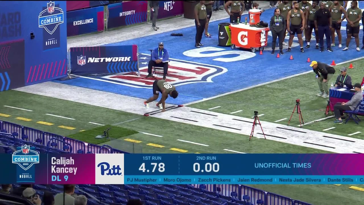 Calijah Kancey Runs Lightning FAST 40-Yard Dash at 2023 Combine