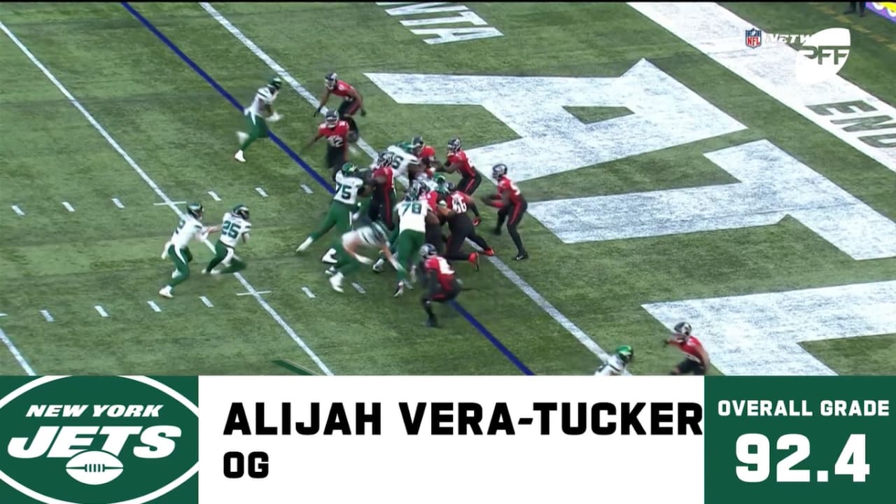 PFF 90 Club  Alijah Vera-Tucker Among NFL's Highest-Graded Players in Week  5