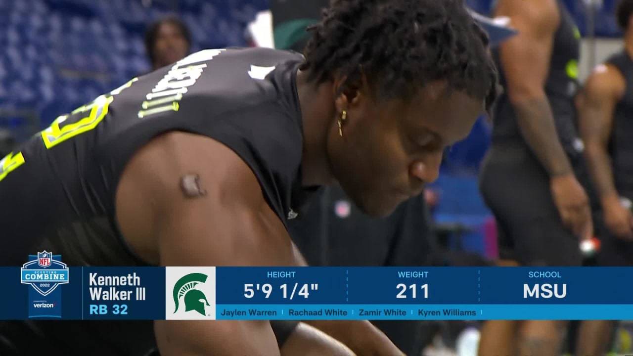 RB Walker III Runs a 4.38 40Yard Dash at the 2022 Combine