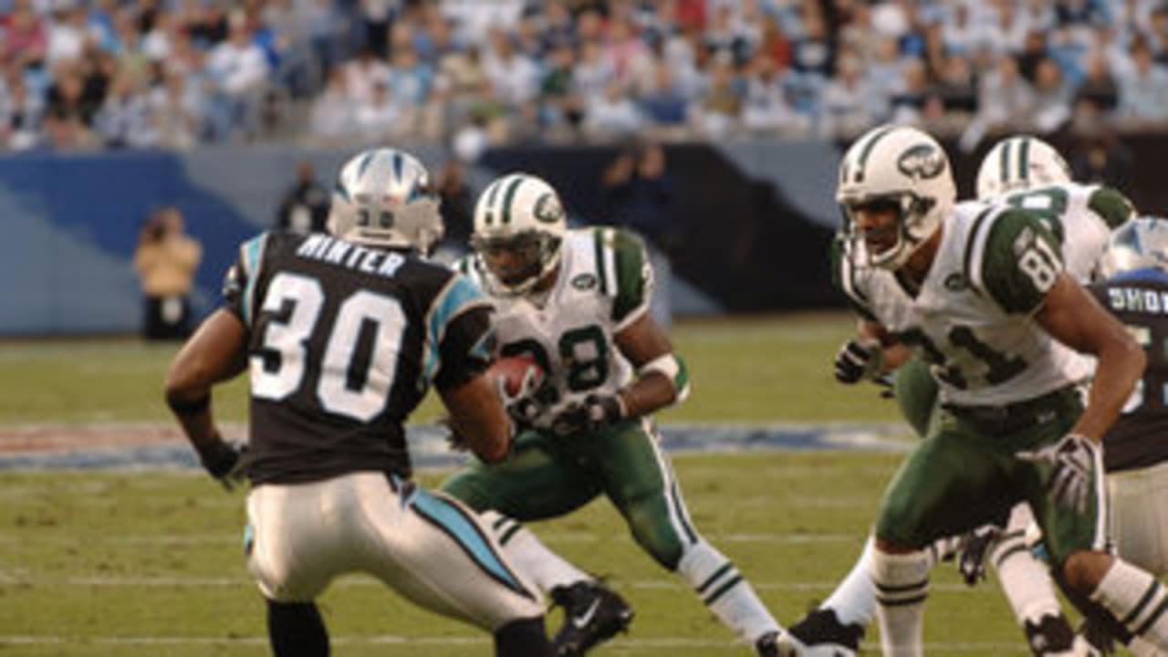 New York Jets' Curtis Martin scores his third rushing touchdown