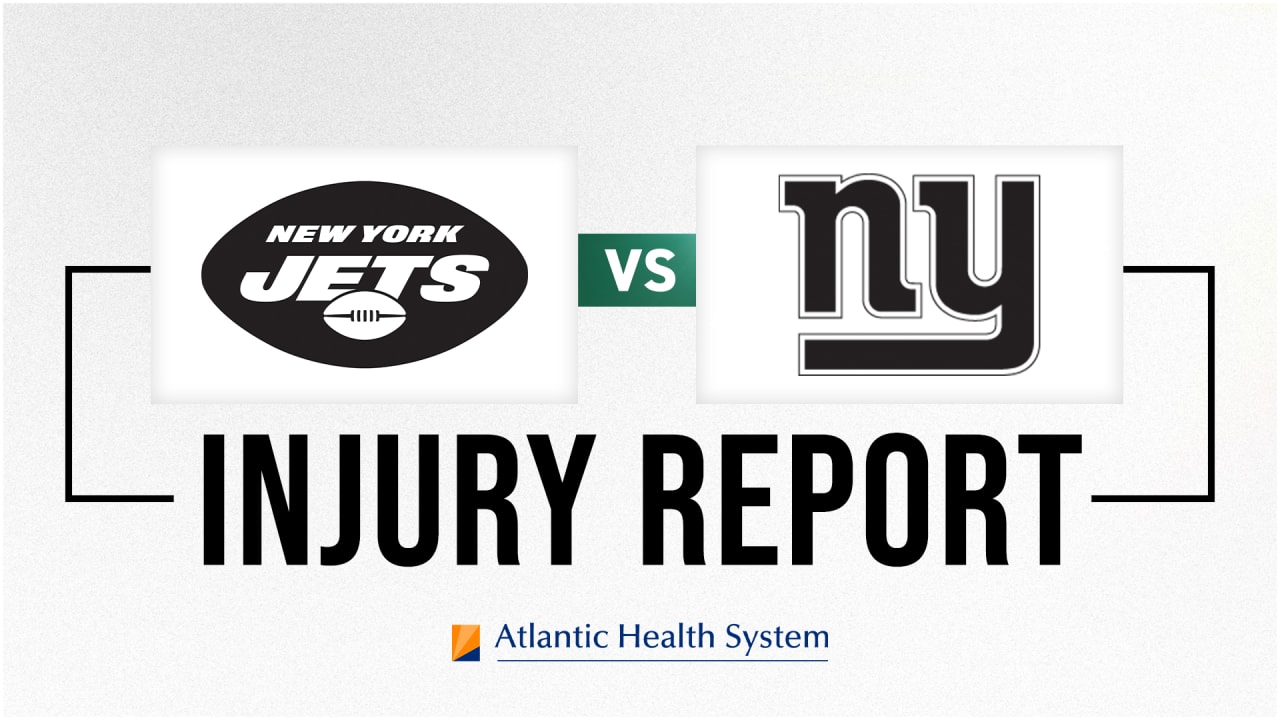 New York Jets at New York Giants Injury Report Week 8 Friday