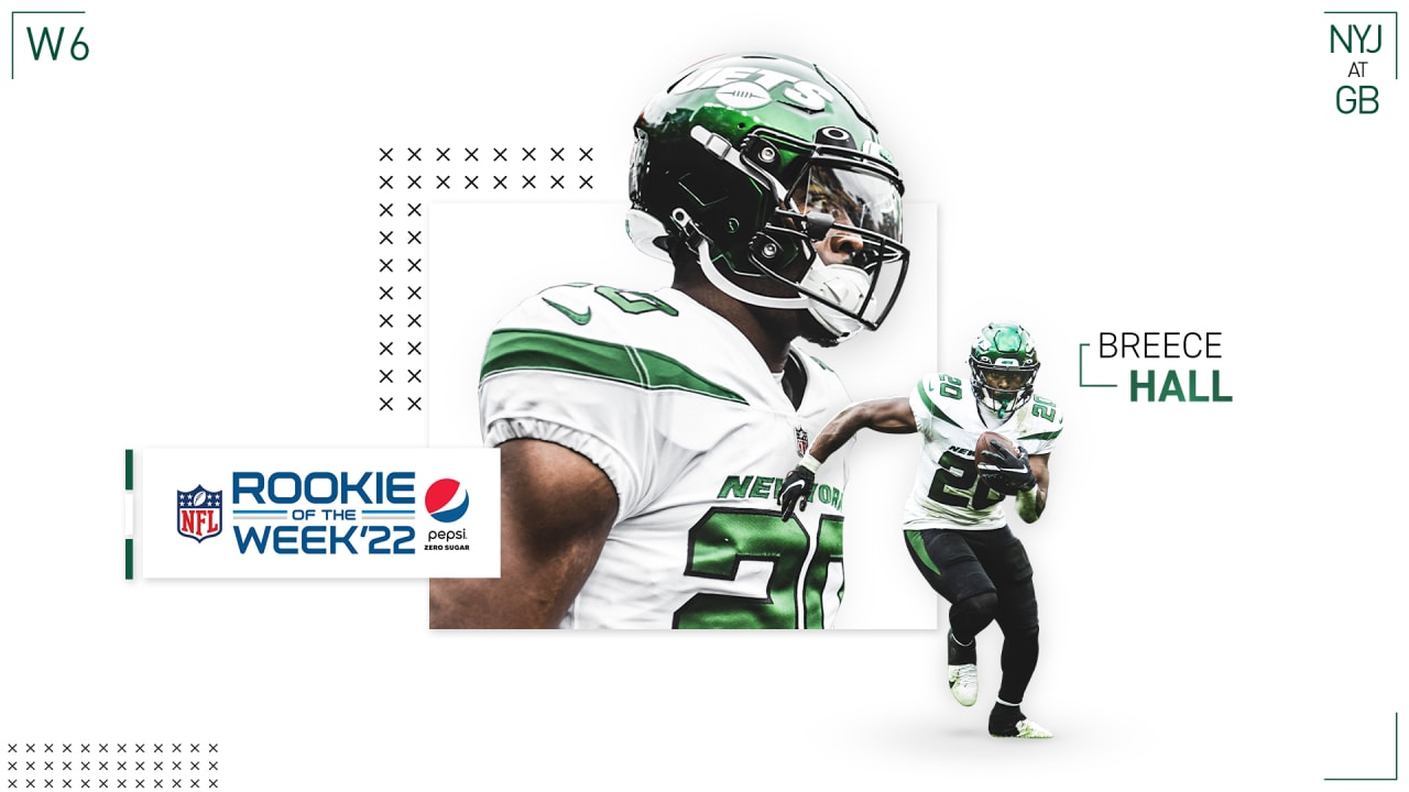 Jets RB Breece Hall named NFL's Pepsi Zero Sugar Rookie of the Week