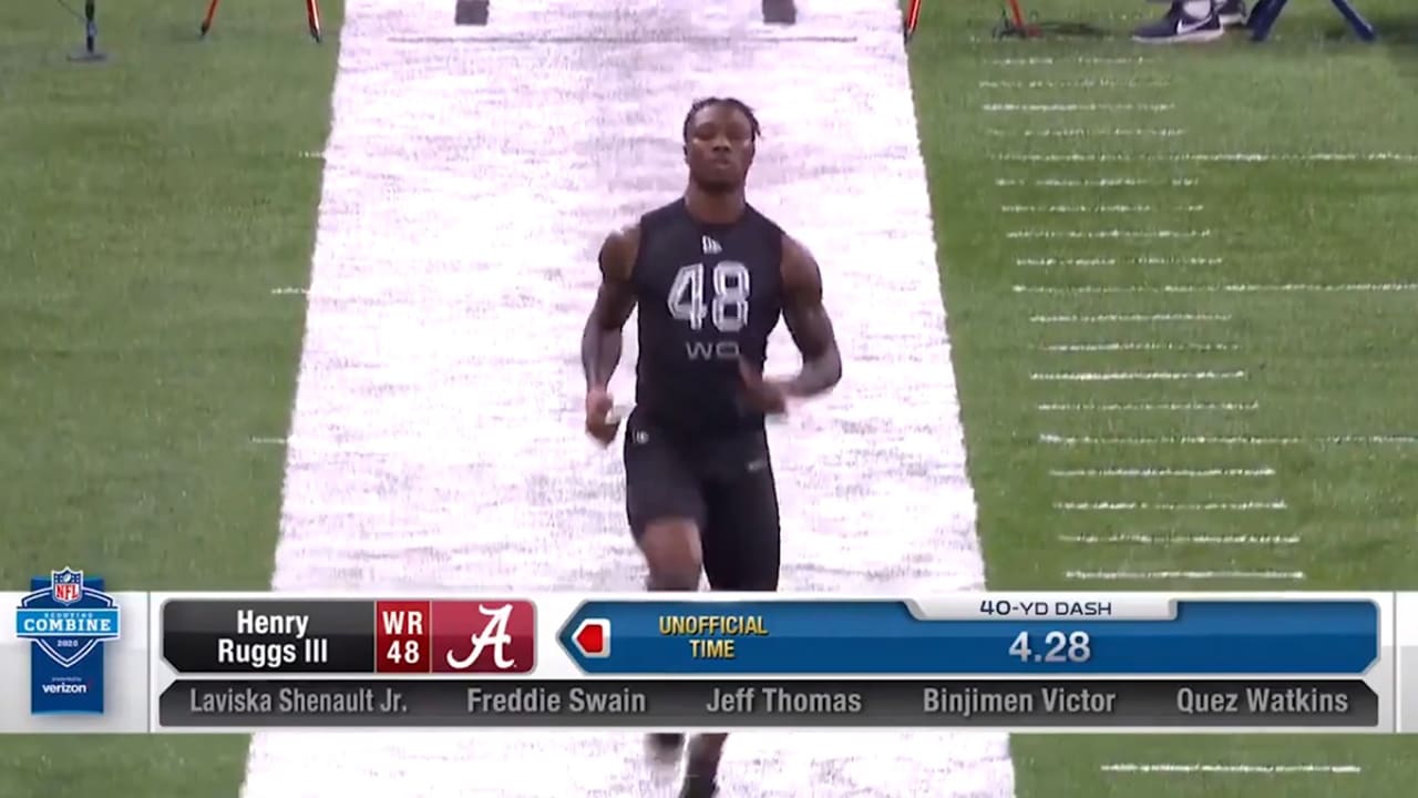 The Top 10 WR 40Yard Dash Runs at the 2020 NFL Combine