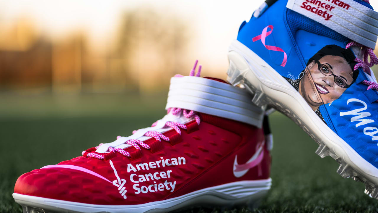 Breast cancer baseball store cleats