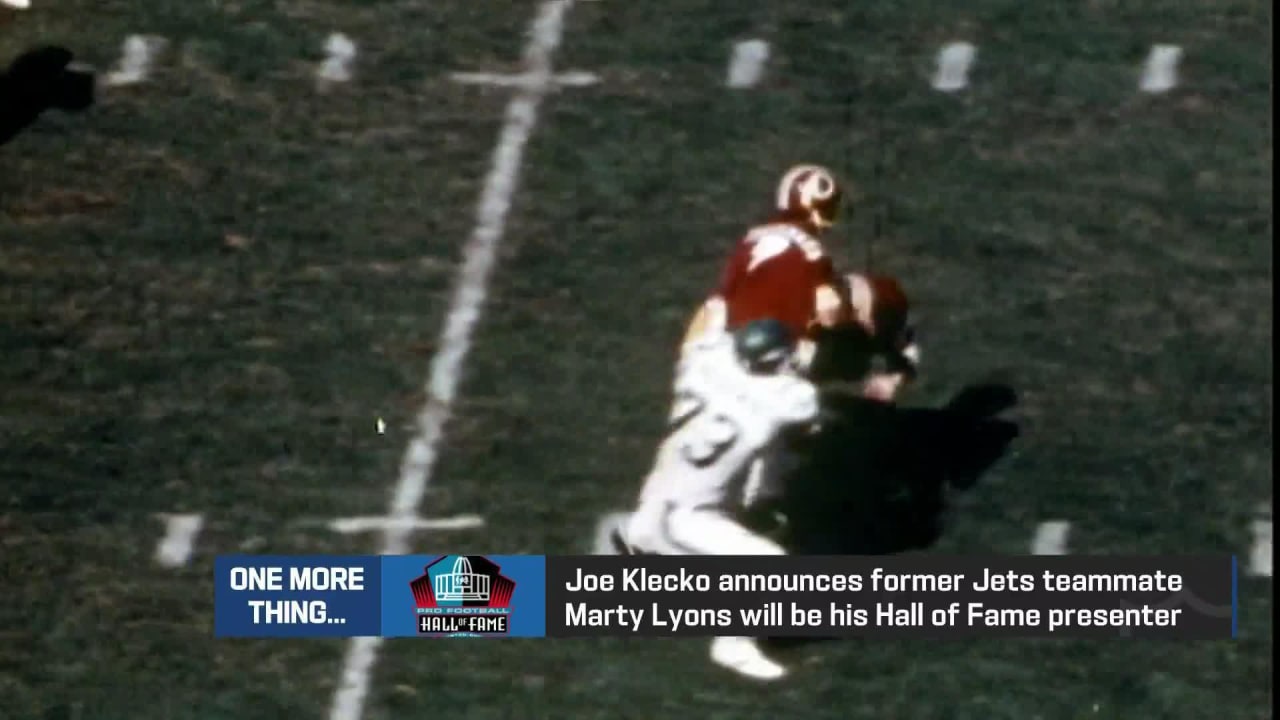 New york jets Joe klecko pro Football hall of fame's class of 2023