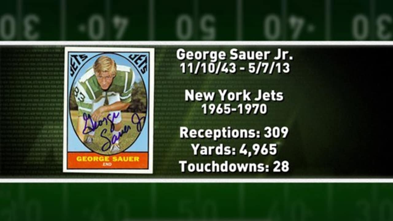 By the Numbers: George Sauer Jr.