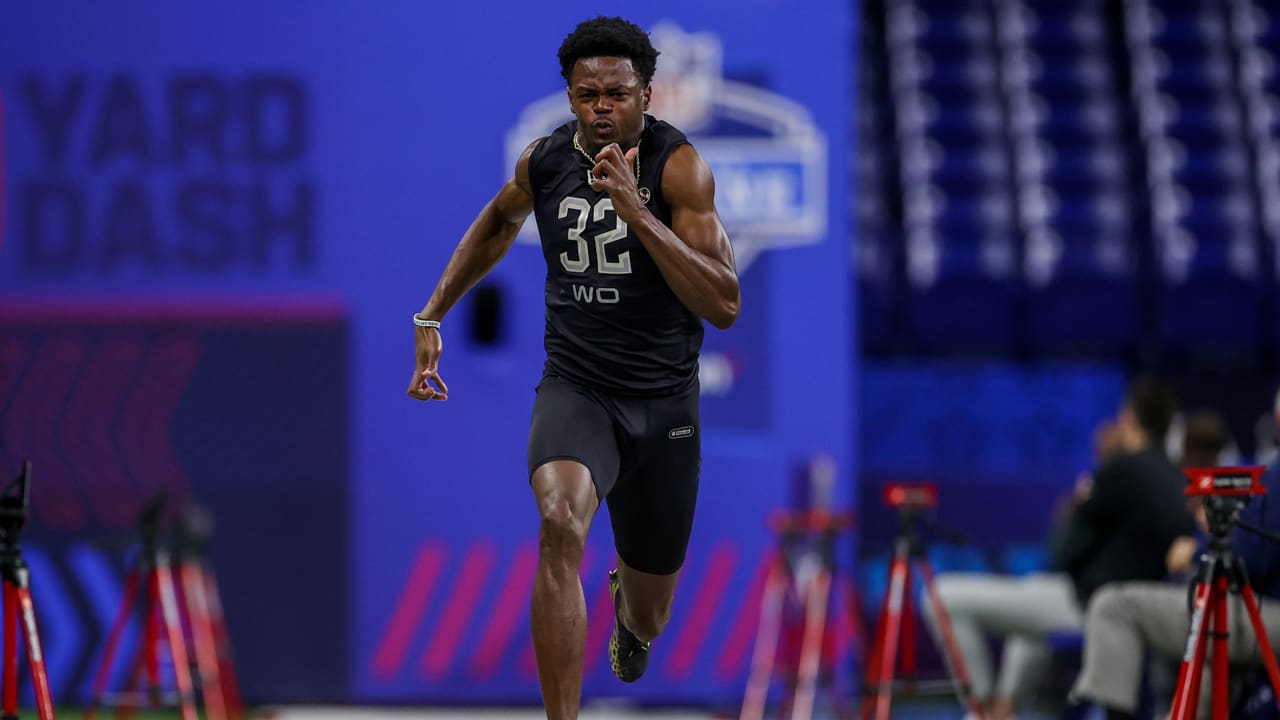 Fastest Wide Receiver 40-yard Dash Times in NFL Combine History