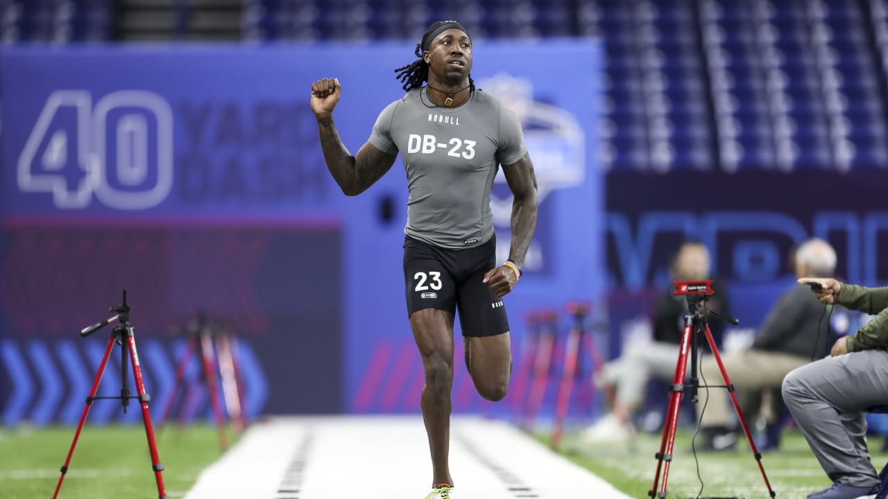 Photos Top Images of the Cornerback Workout at the 2023 NFL Combine