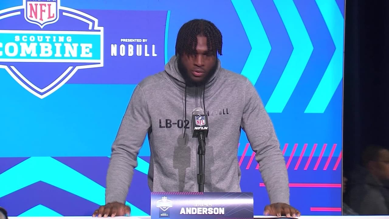 Edge Will Anderson (Alabama) NFL Combine Press Conference