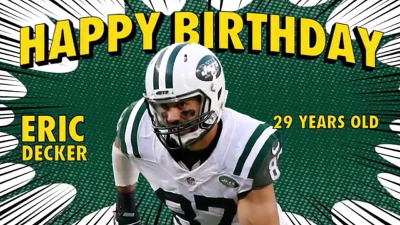 New York Jets - Help us wish Eric Decker a happy birthday! #JetUp