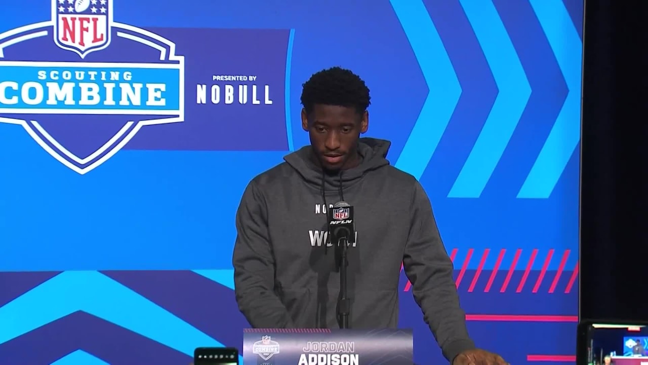 WR Jordan Addison (USC) NFL Combine Press Conference