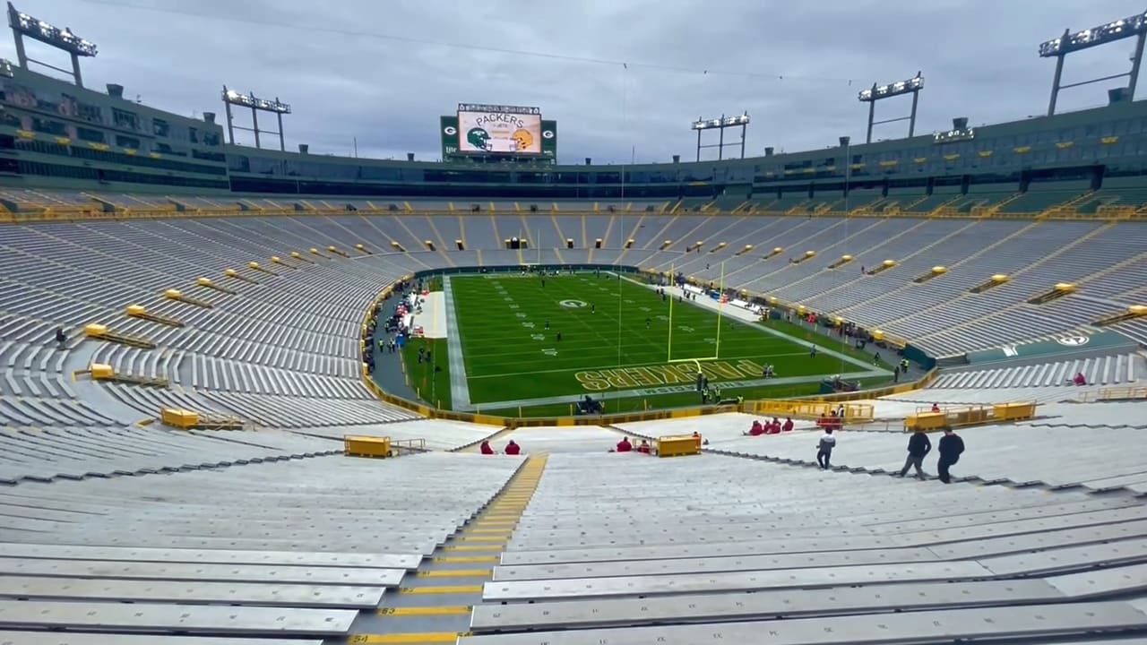 Green Bay Packers home opener to be played in an empty Lambeau Field