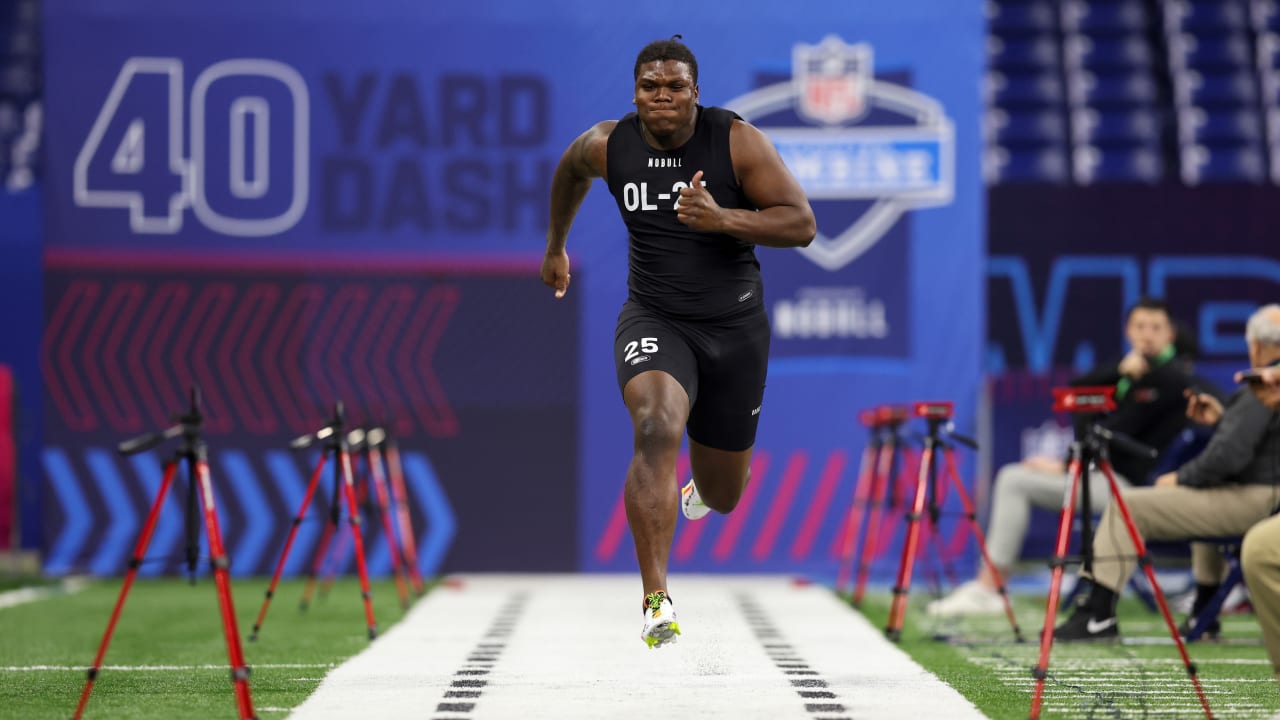 2023 NFL Combine Highlights Top 5 Fastest 40Yard Dash Runs by