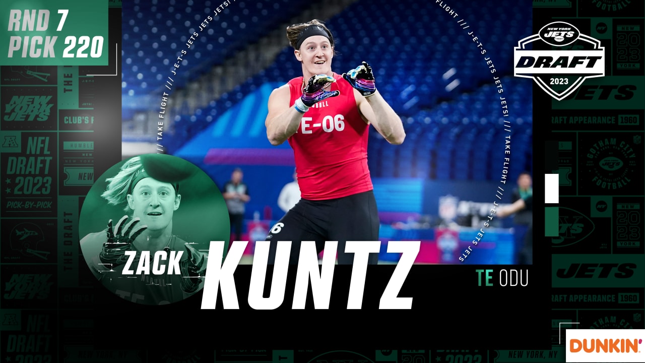 2023 NFL Draft: TE Zack Kuntz, Old Dominion, Round 7, Pick 220