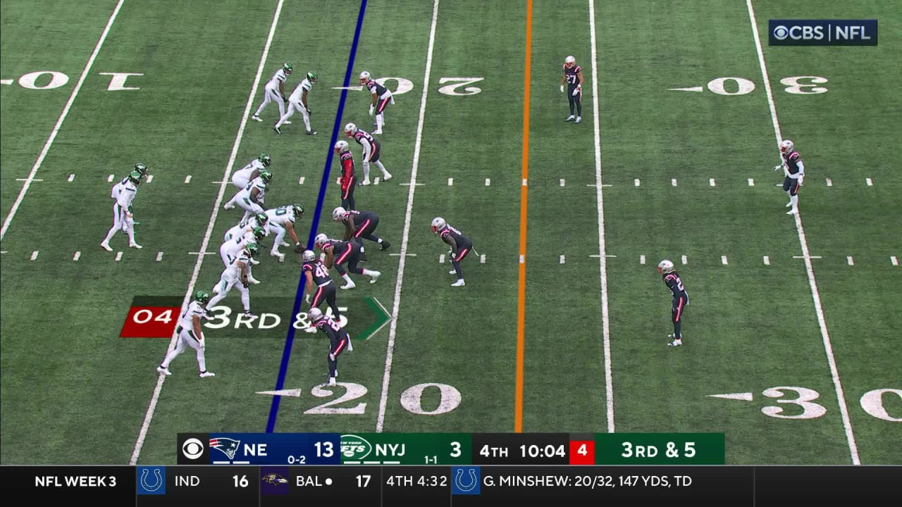 Highlight Zach Wilson Zips Pass to Tyler Conklin for an 18Yard Grab