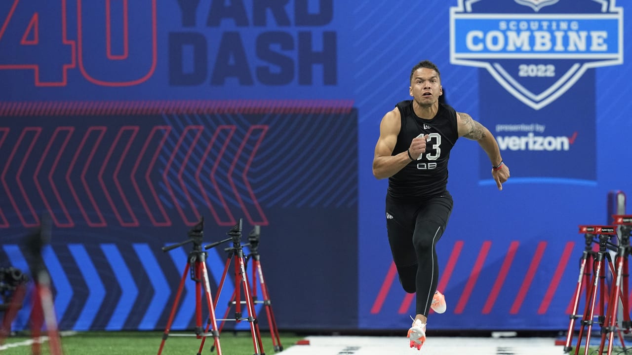 NFL Combine Highlights Top 5 Fastest 40Yard Dash Runs by Quarterbacks