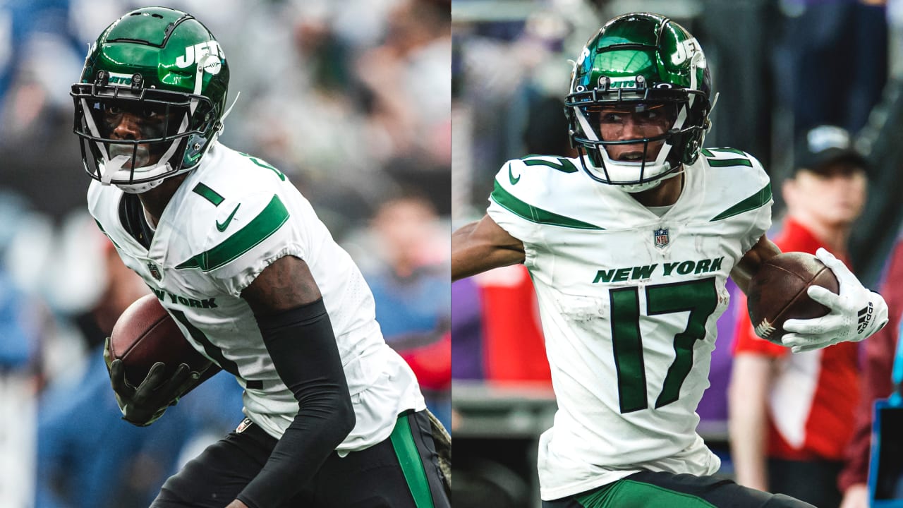 Sauce gardner and garrett wilson of new york jets is 2022 nfl