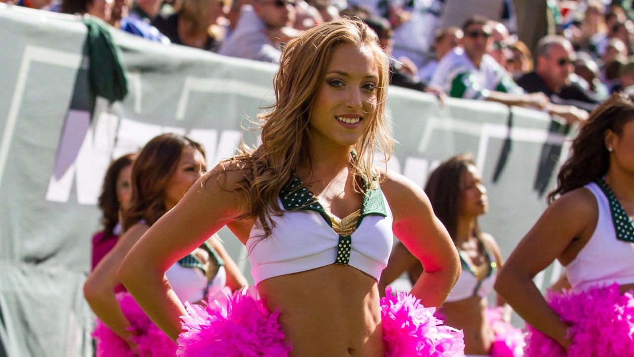 Jets cheerleader secret moves