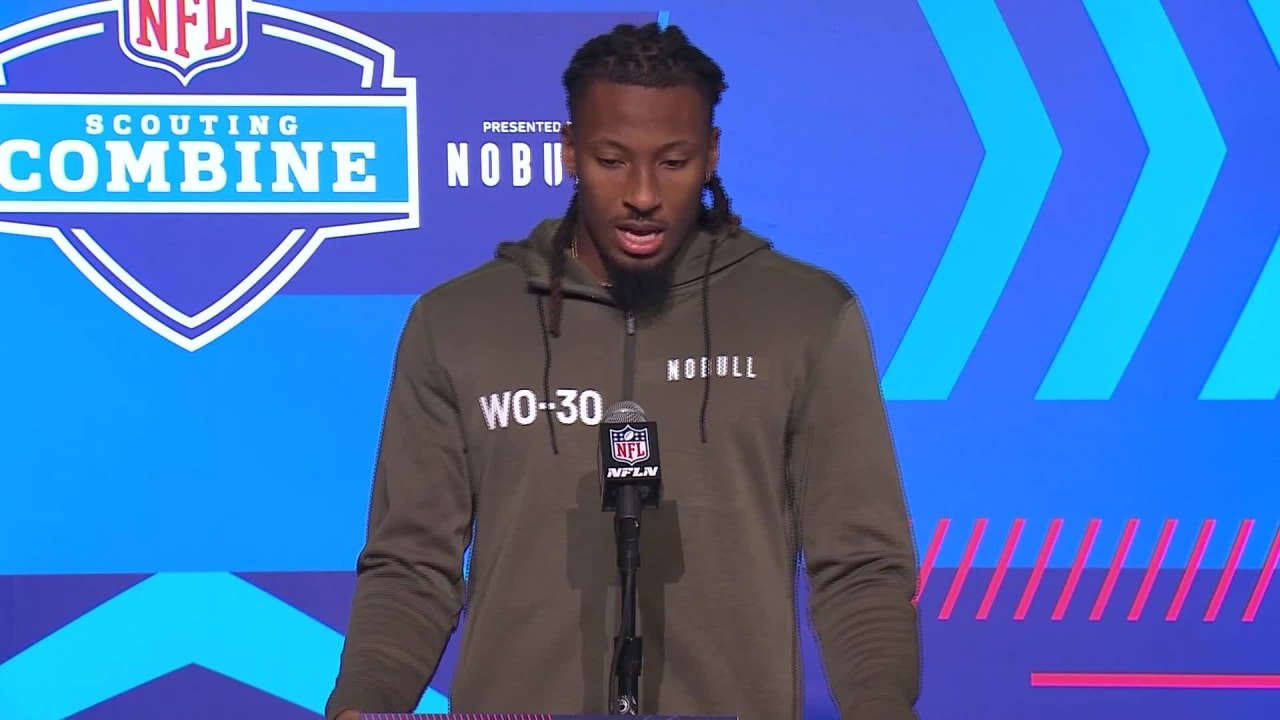 WR Quentin Johnson (TCU) NFL Combine Press Conference