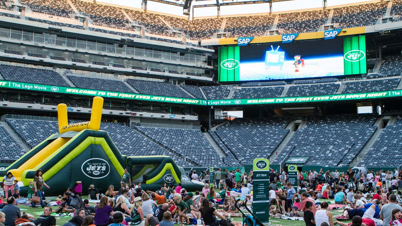 New York Jets on X: 7/16 is Jets Movie Night! Watch @TheLegoMovie, tour  the locker room + meet the @JetsFlightCrew    / X