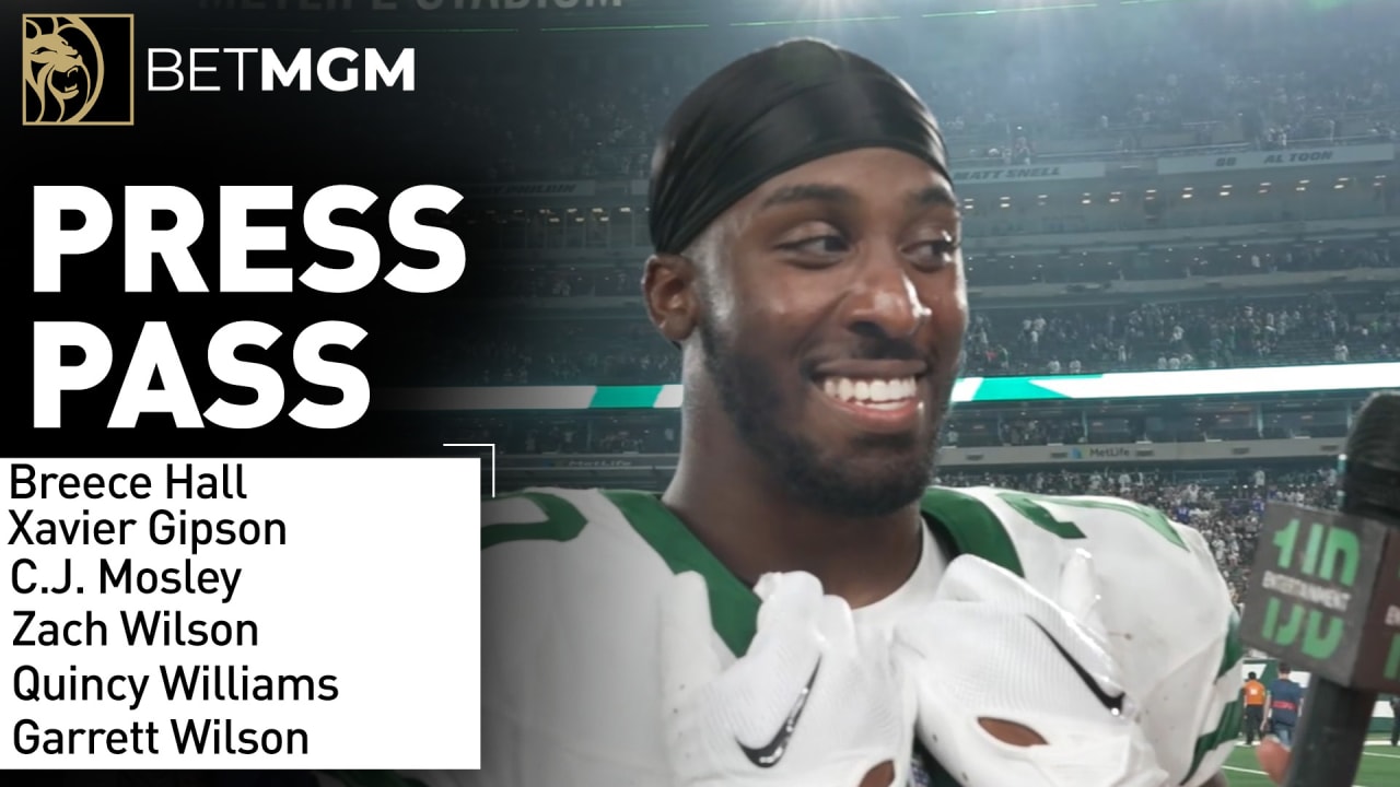 Xavier Gipson reacts to game-winning Jets touchdown vs. Bills, as