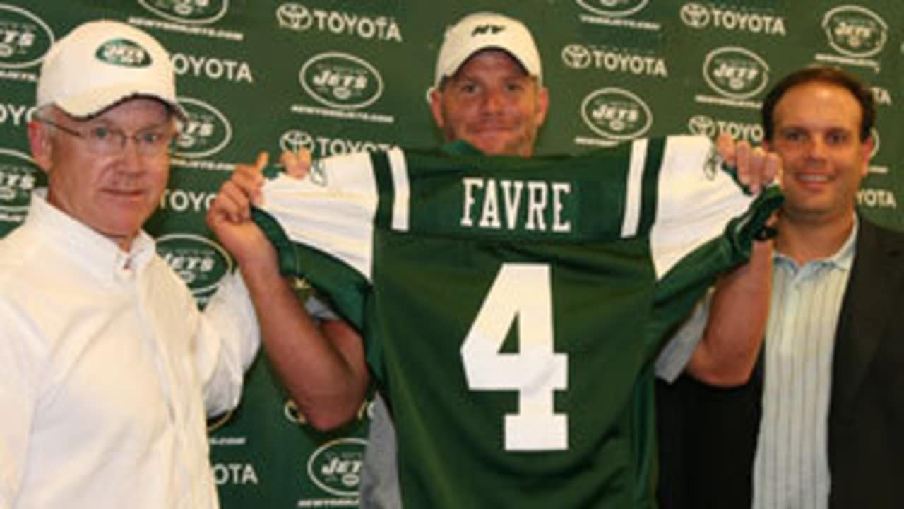 NFL, Shirts, Brett Favre Ny Jets Home Jersey