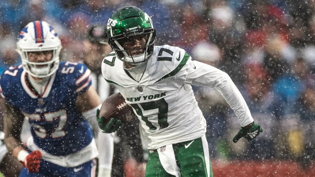 Garrett Wilson crazy TD catch ties NY Jets game vs. Bills