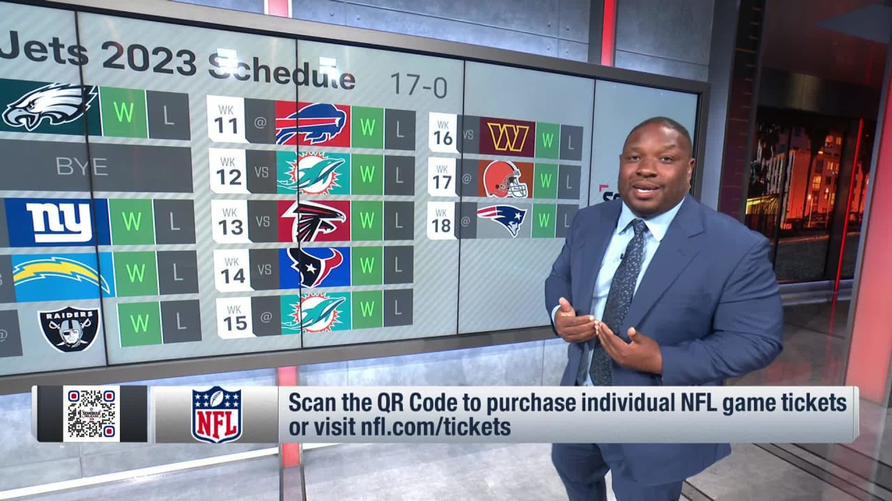 NFL Network  Maurice Jones-Drew Predicts Jets' Wins, Losses on 2023  Schedule