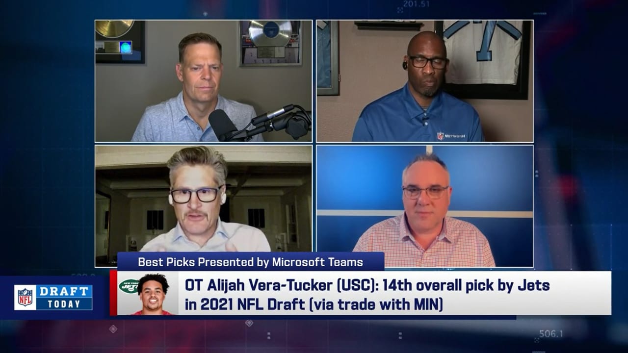 NFL Network's Brian Baldinger: Jets OL Alijah Vera-Tucker Is 'The Whole  Package'