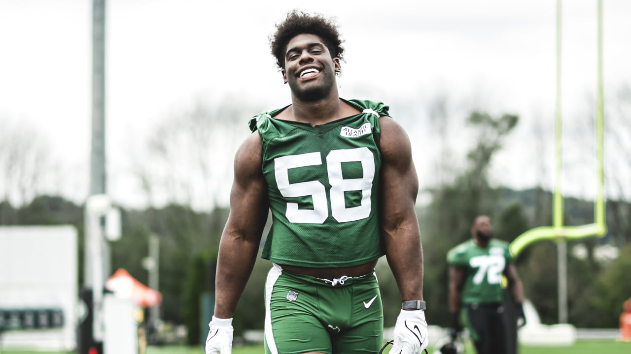 Carl Lawson of the Cincinnati Bengals looks on before a NFL