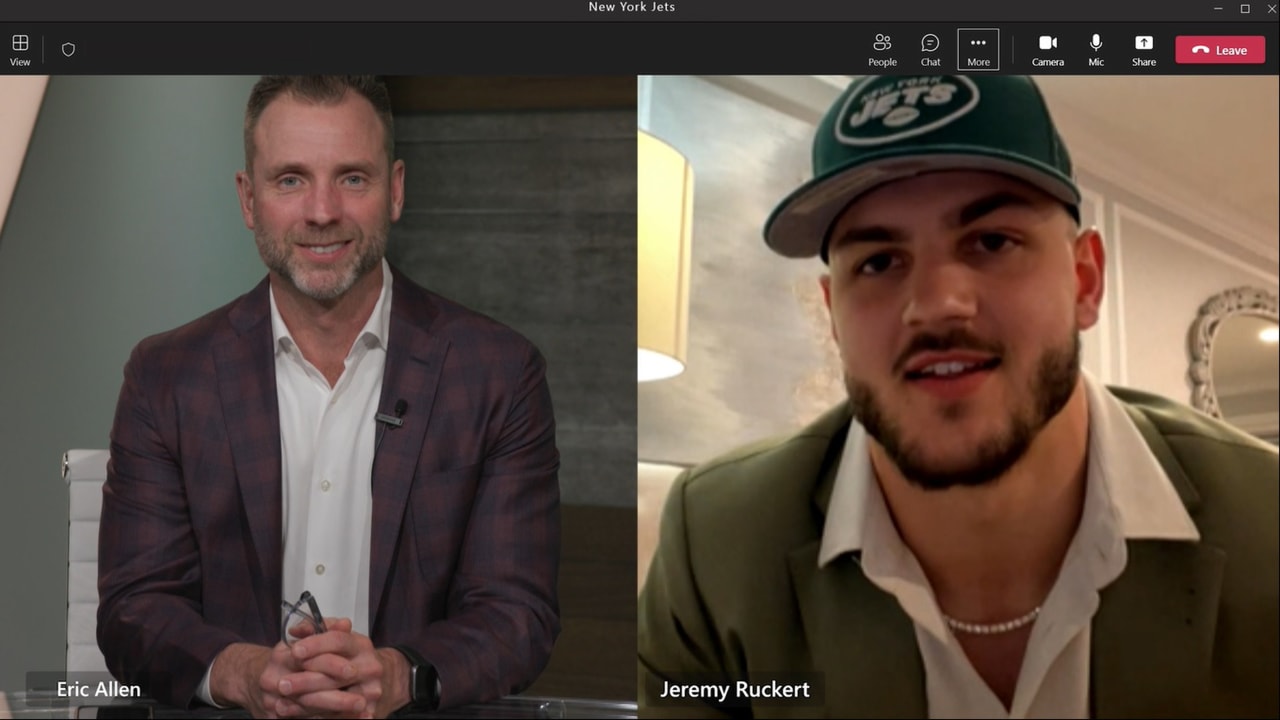 Jeremy Ruckert shares excitement of getting drafted by Jets with Garrett  Wilson - On3