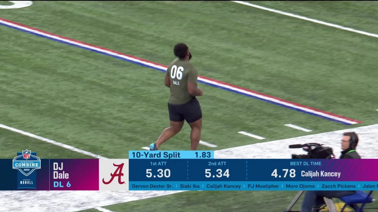 Calijah Kancey Runs Lightning FAST 40-Yard Dash at 2023 Combine