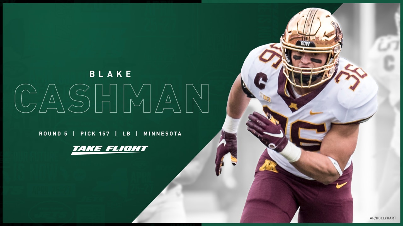 Round 5: Jets Tab Top-Tackling Minnesota LB Blake Cashman