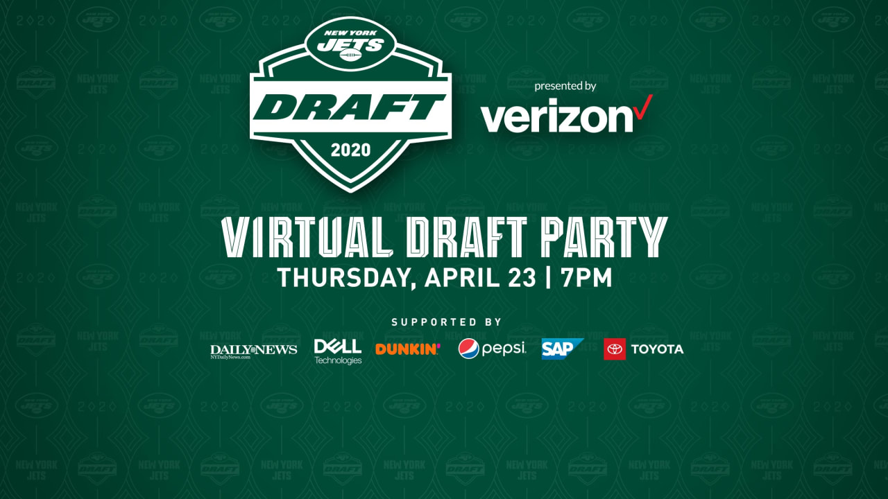 Jets to Host Virtual Draft Party Leading Up to 2020 NFL Draft