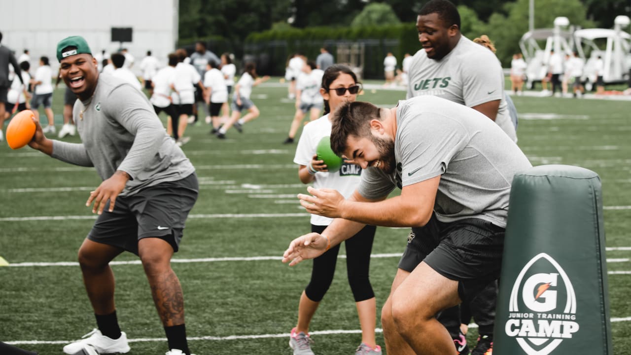 Jets Rookies Star at Play 60 Character Camp