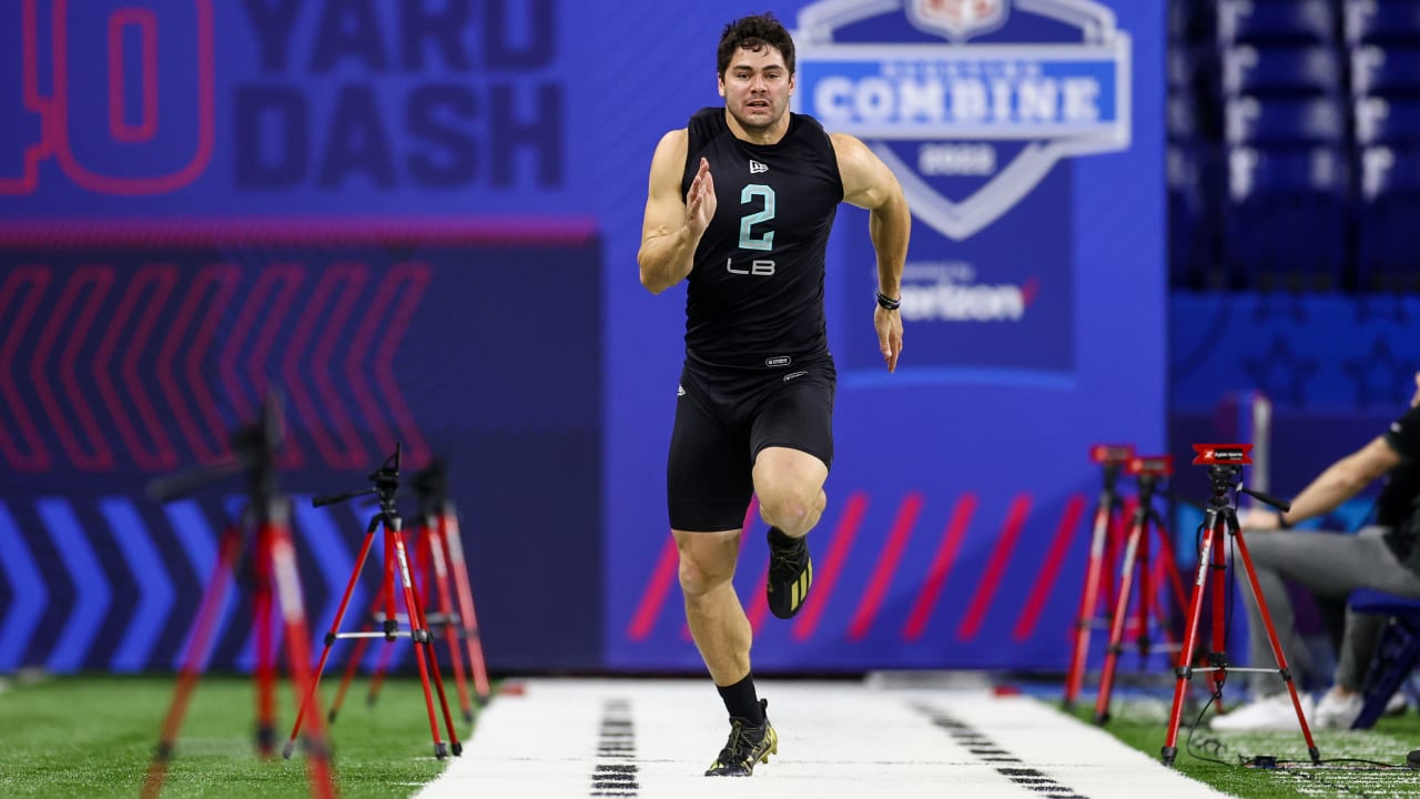 Nfl Combine Highlights Top 5 Fastest 40 Yard Dash Runs By Linebackers 2626