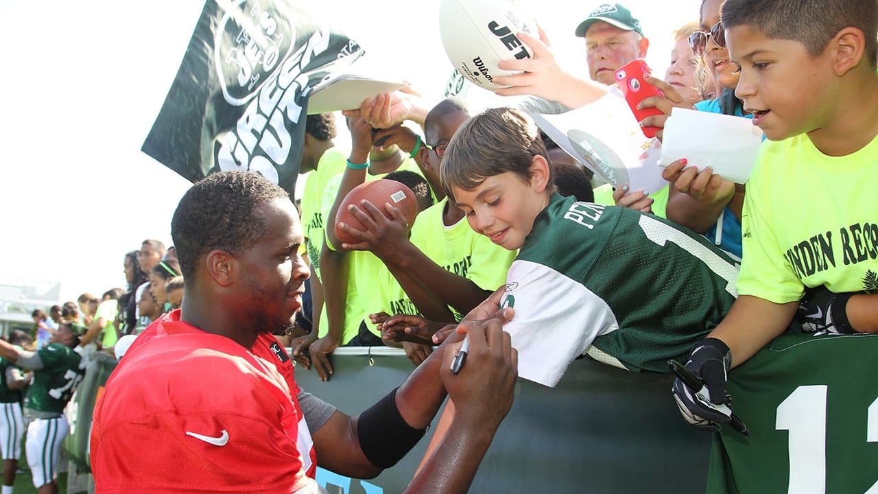 Youth Football Day At Jets Camp